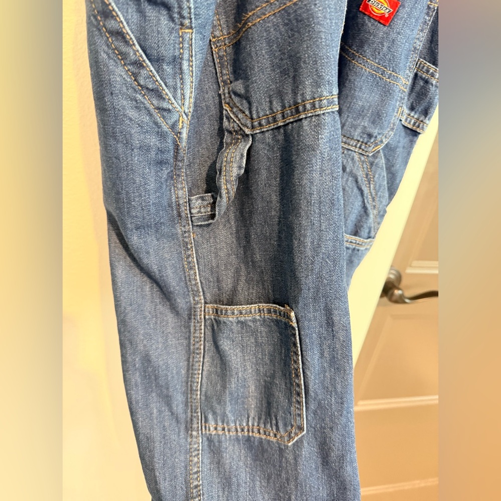 Dickies Blue Denim Overalls - Picture 8 of 9